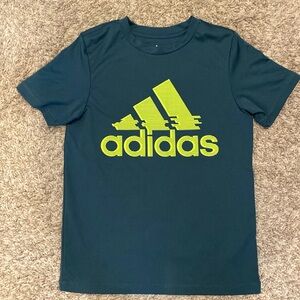 Adidas Boys Teal TShirt Small size 8